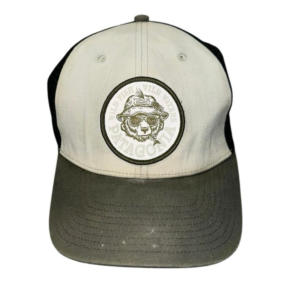 Patagonia NetPlus Trucker Hat Wild Fish Wild Waters Snapback Cap